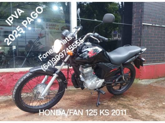 HONDA - CG 125 - 2011/2011 - Preta - R$ 7.400,00