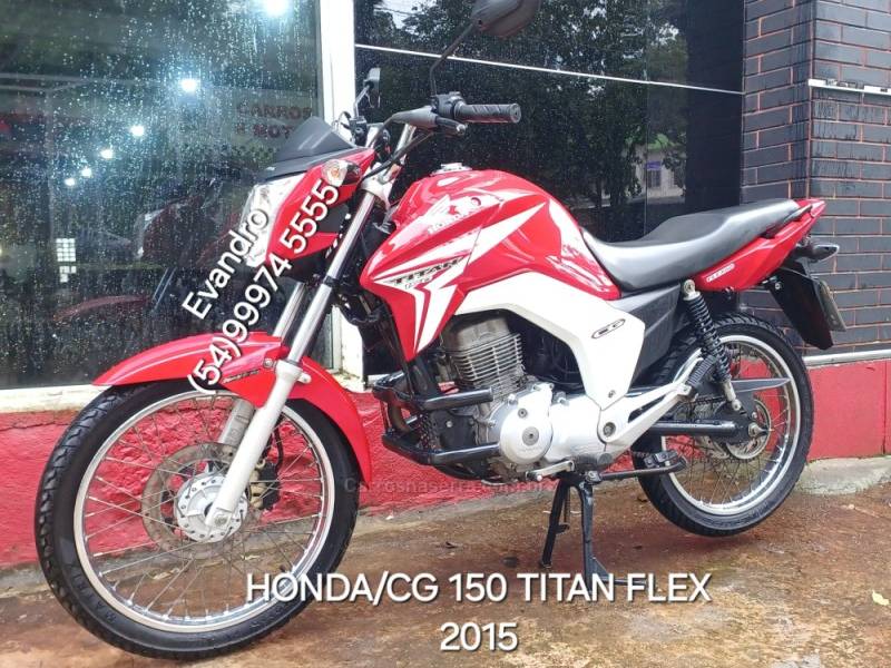 HONDA - CG 150 - 2015/2015 - Vermelha - R$ 13.390,00